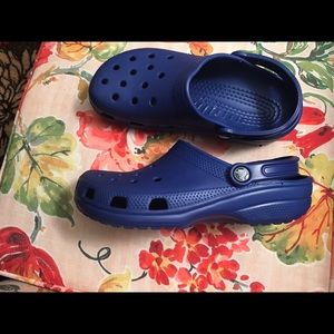 Royal Blue Crocs like new